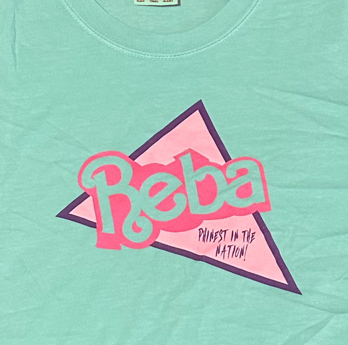 REBARBIE CROP TOP (TEAL)