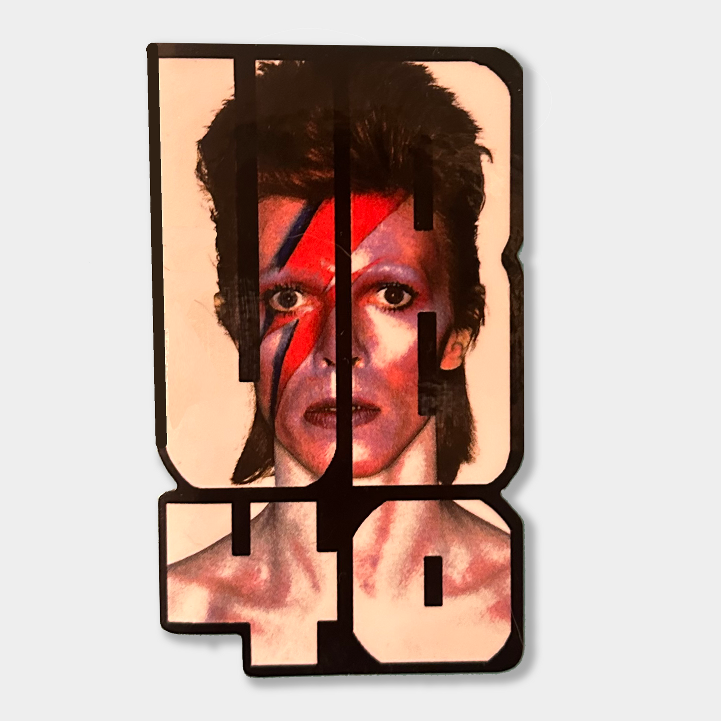 UB BOWIE STICKER